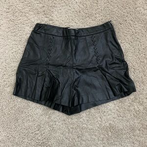 Cotton Candy designed in Los Angeles | Fake leather shorts